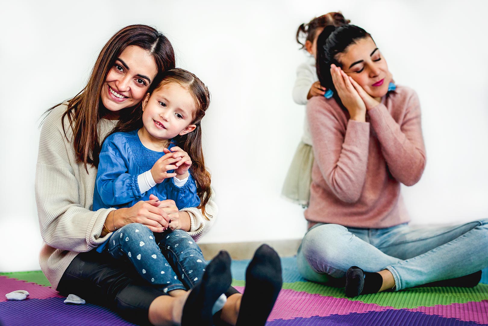 mommy and me music making